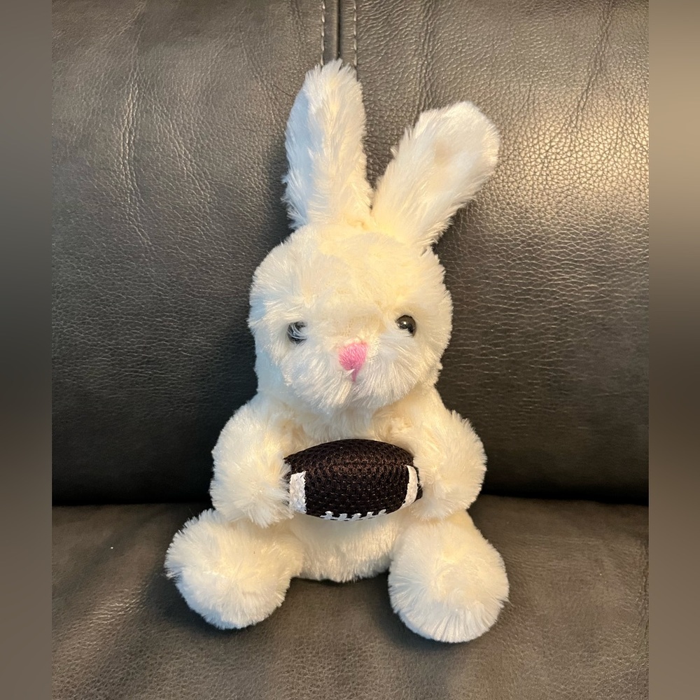 Easter Bunny Rabbit Plush Stuffed Animal‎ 10”Football Collectors Choice  Dan Dee